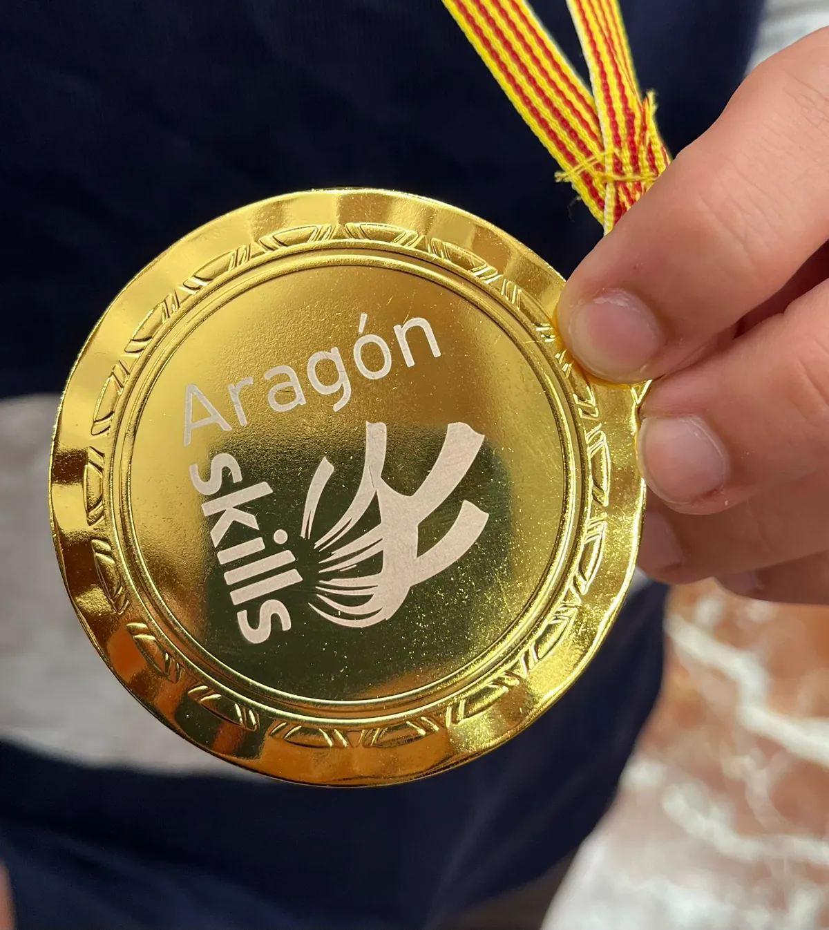 La medalla de oro de Aragón Skills.